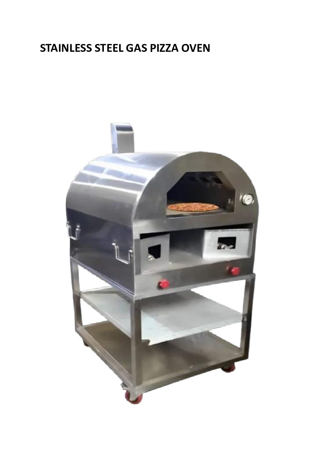 STAINLESS STEEL GAS PIZZA OVEN