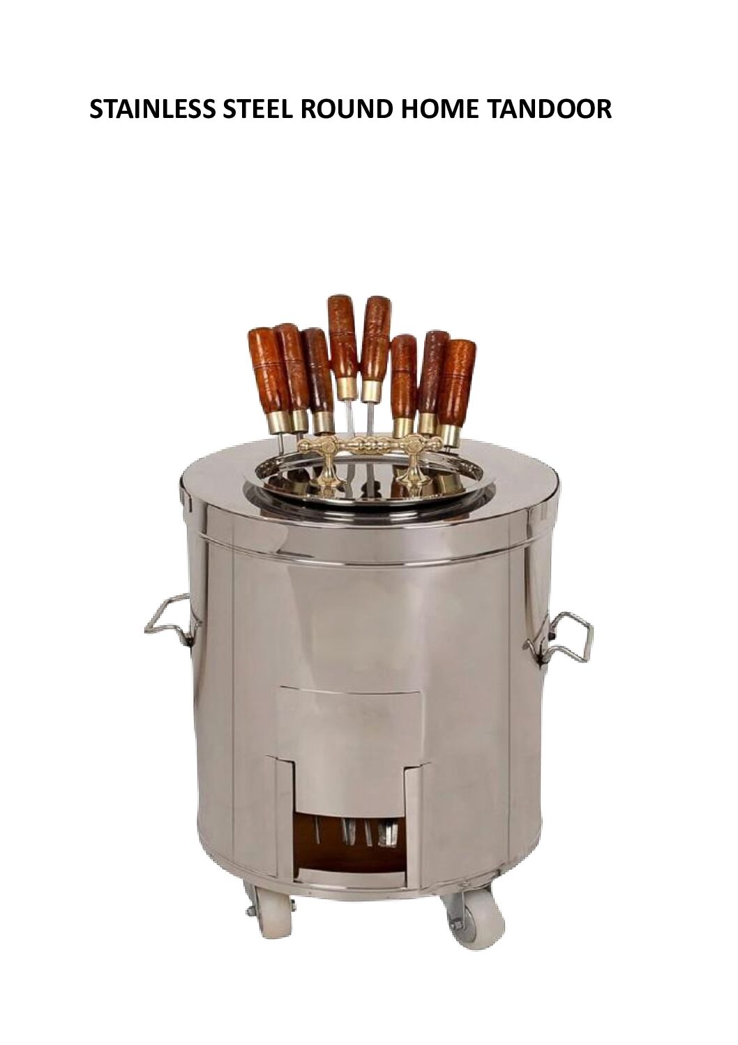 STAINLESS STEEL ROUND HOME TANDOOR