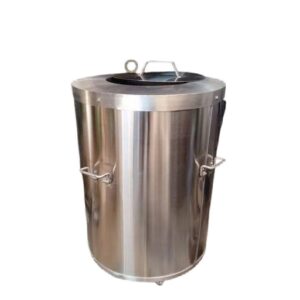 stainless steel round drum tandoor