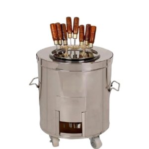 stainless steel round home tandoor